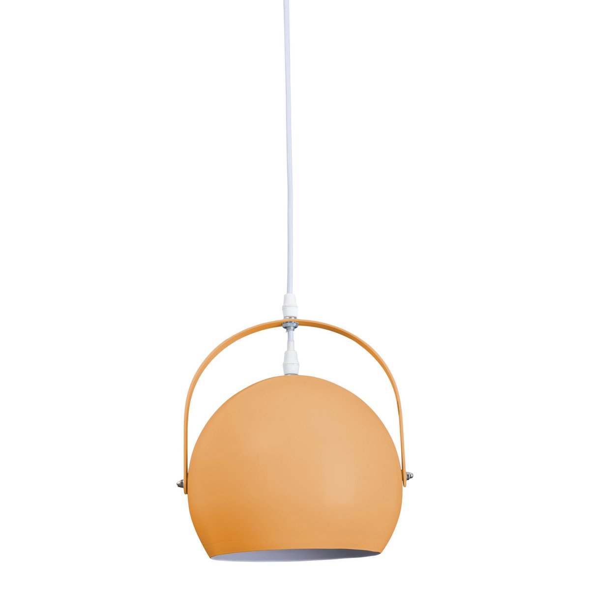 Pendant light "COLORADO" orange Ø approx. 25 cm, metal, E27 socket, lighting for living room, dining room, children's room
