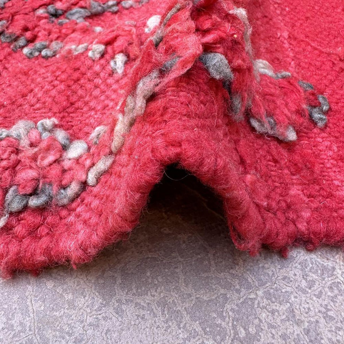 Marokkaner Berber Kilim Teppich reines Woll 163 x 405 cm