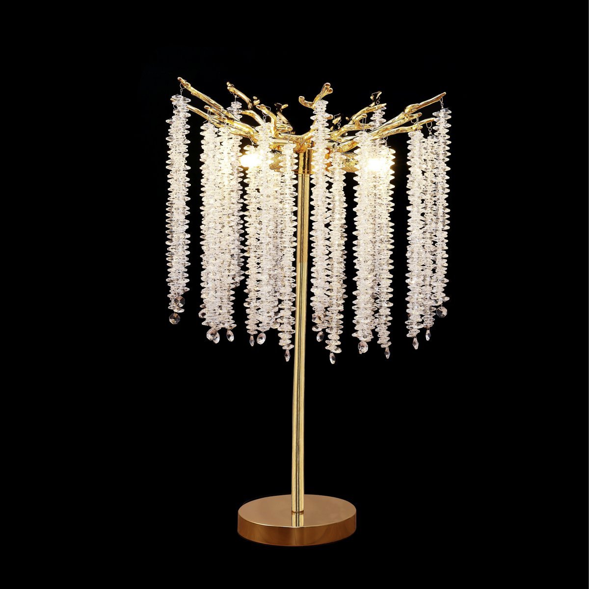 Tischlampenfrost Gold | 35x70cm