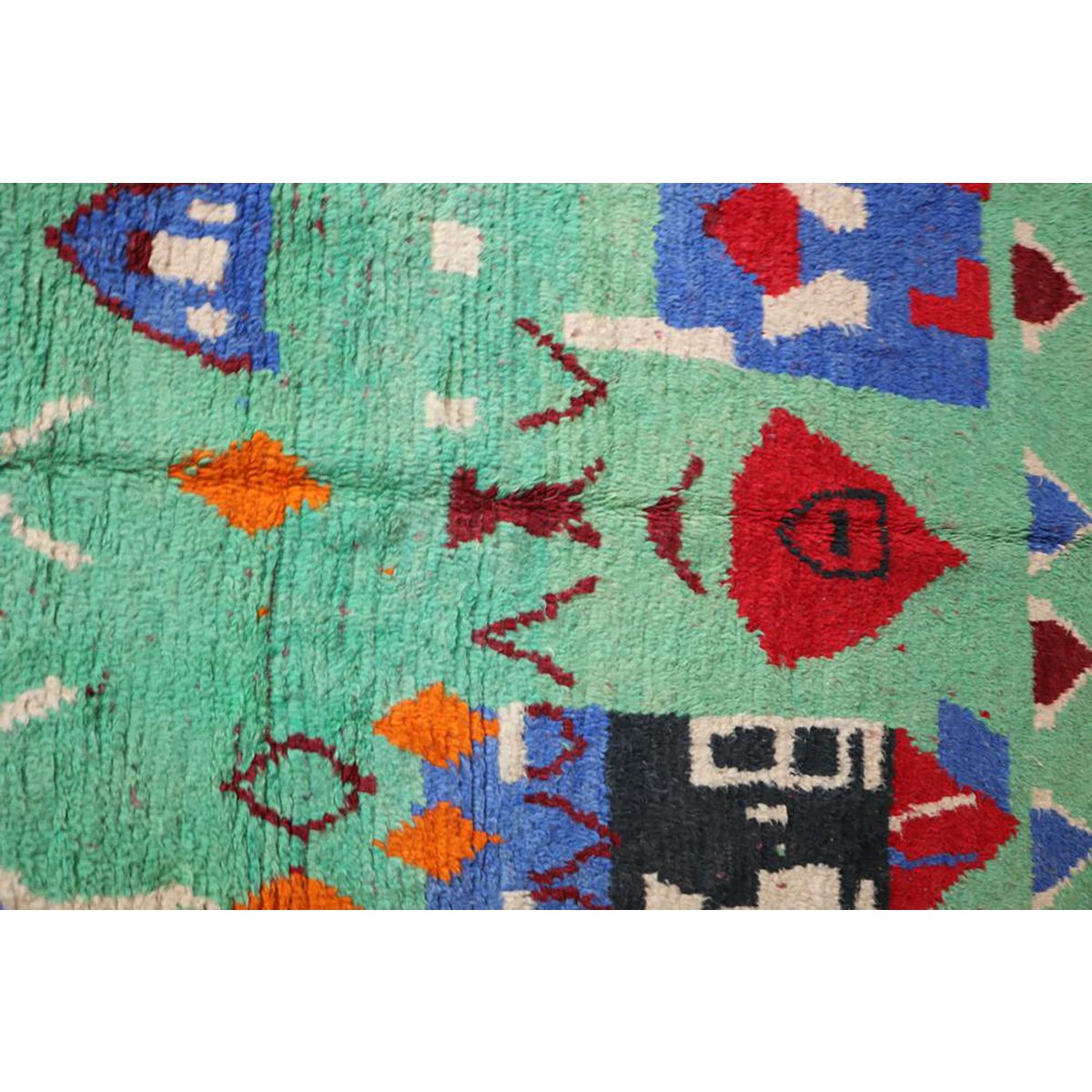 Berber Wolle Teppich in farbenfrohen Boujad 167 x 278 cm