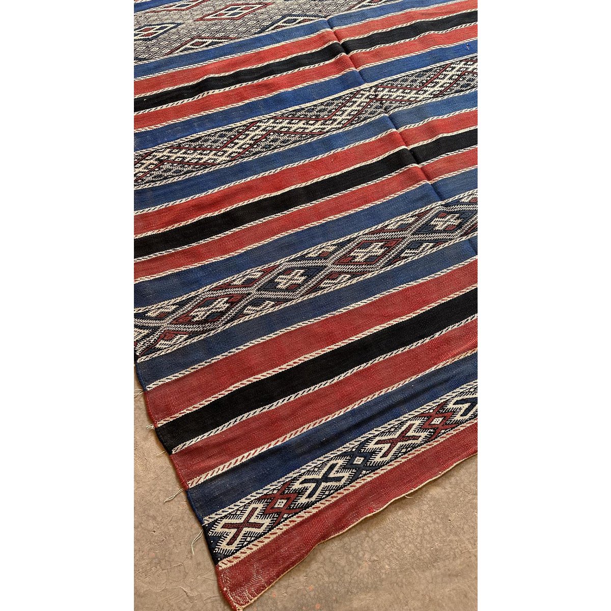 Marokkaner Berber Teppichwolle und Baumwolle 157 x 296 cm