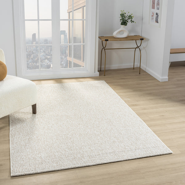 Sehrazat Premium Lima 3050 Collectie Crème - Modern designtapijt met 3D-effect