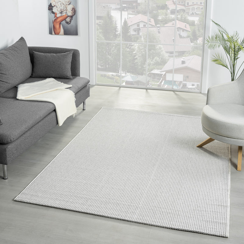 Sehrazat Premium Lima 3050 Collection Cream - Modern designer carpet with 3D effect
