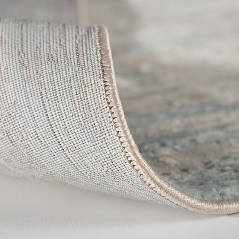 Sehrazat tapijtserie Amatis 6610 Collectie Blauw - modern designtapijt met 3D-effect