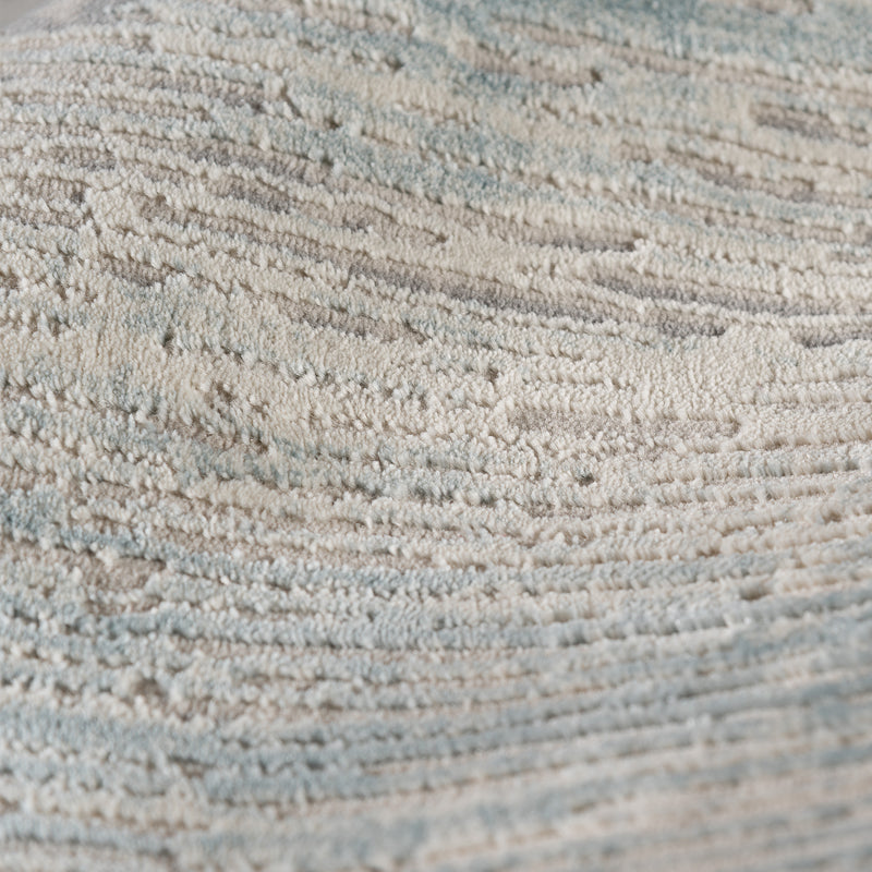 Sehrazat tapijtserie Amatis 6610 Collectie Blauw - modern designtapijt met 3D-effect