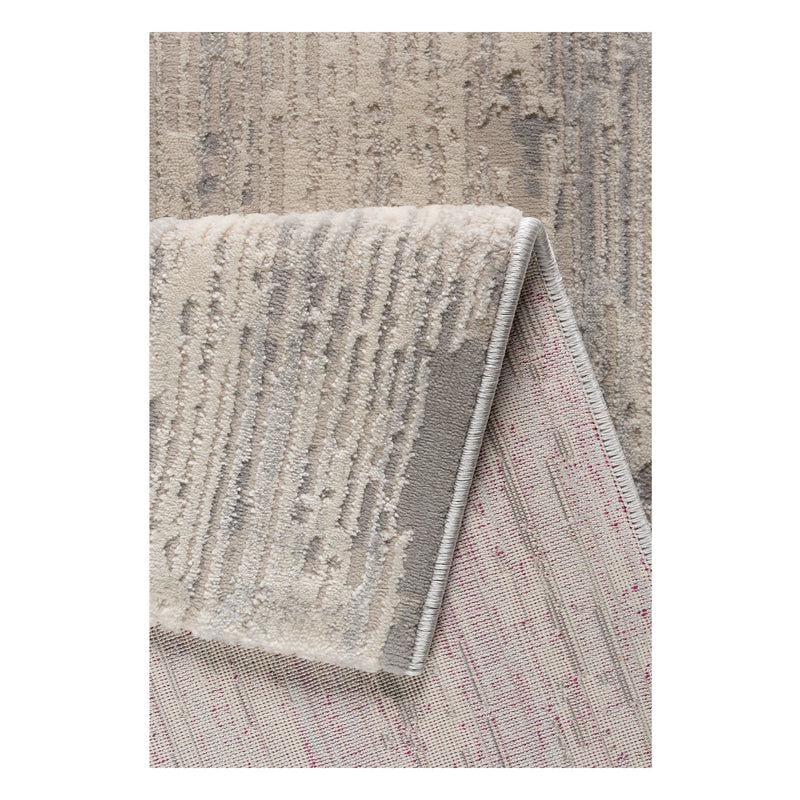 Sehrazat Amatis 6610 Grey - Eleganter Designer Teppich mit 3D-Effekt in Grau