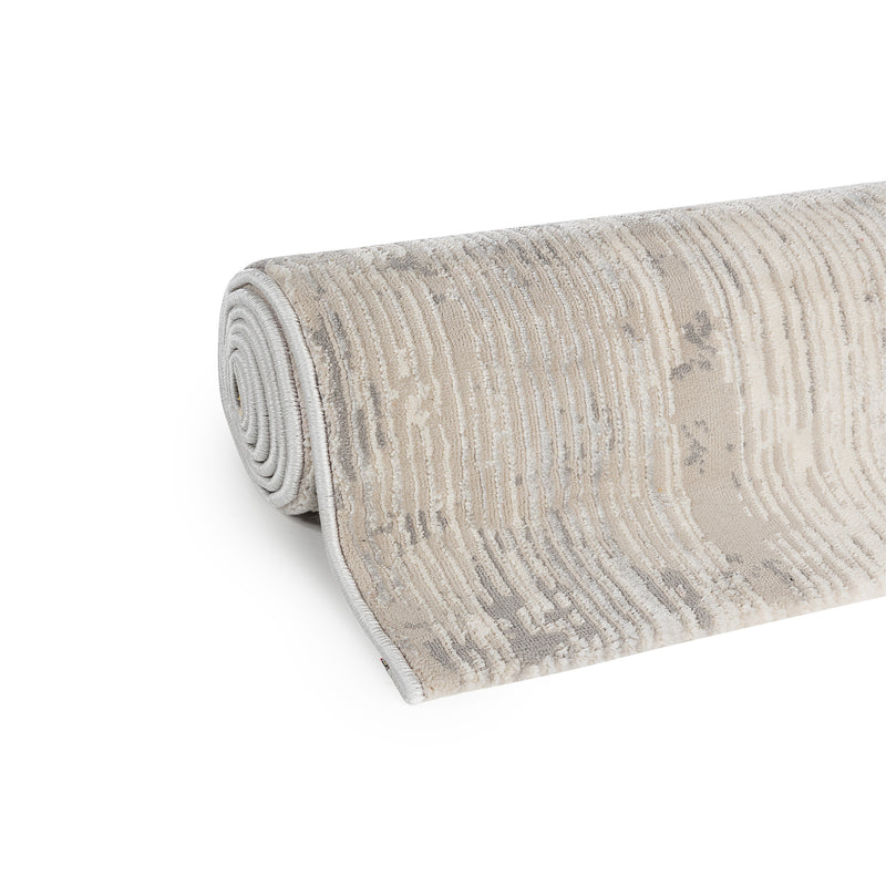 Sehrazat Amatis 6610 Grey - Eleganter Designer Teppich mit 3D-Effekt in Grau