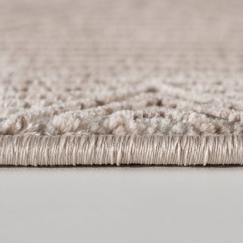 Sehrazat Amatis 6620 Beige - Elegant designtapijt met 3D-effect in beige