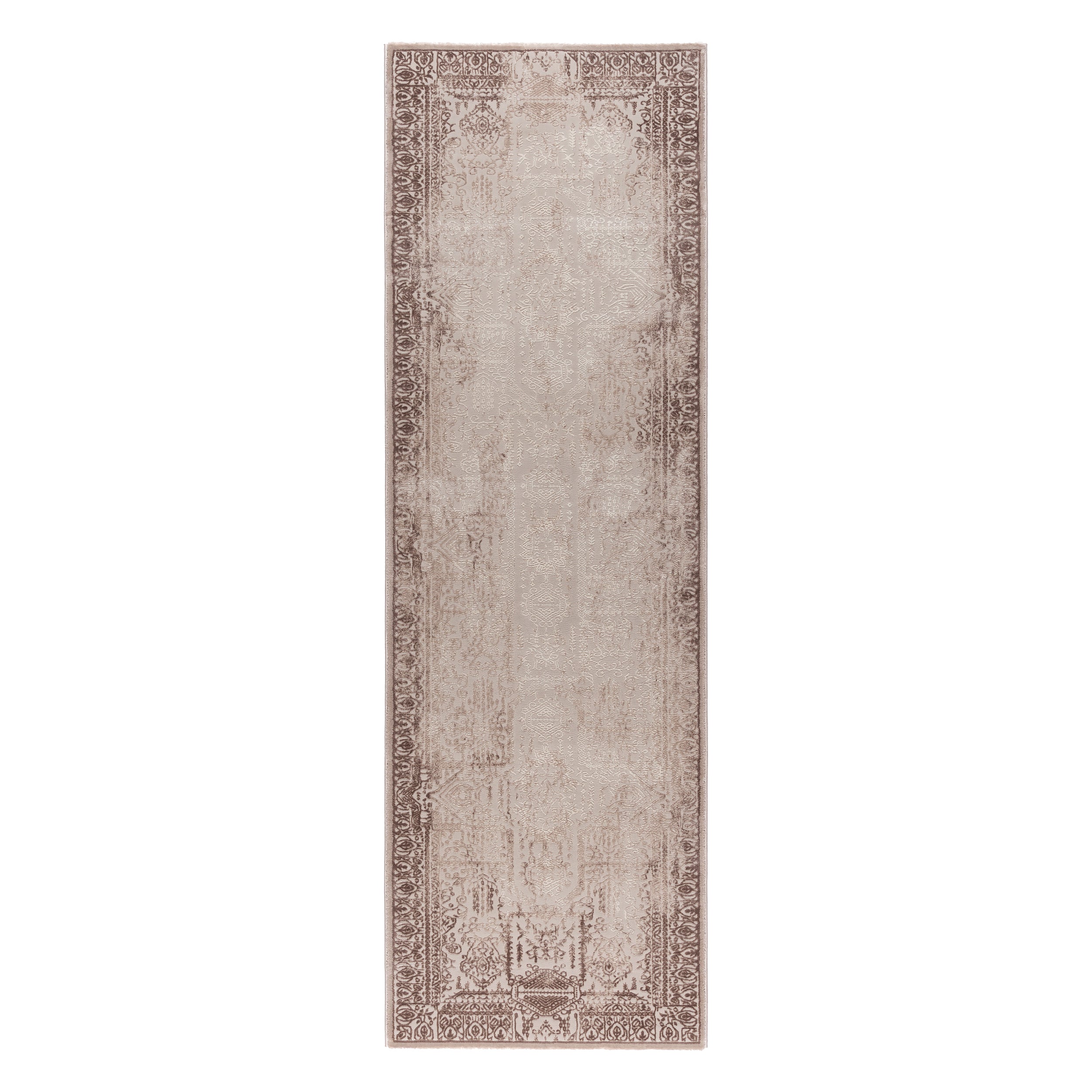 Sehrazat Amatis 6640 Beige - Eleganter Designer Teppich mit 3D-Effekt in Beige