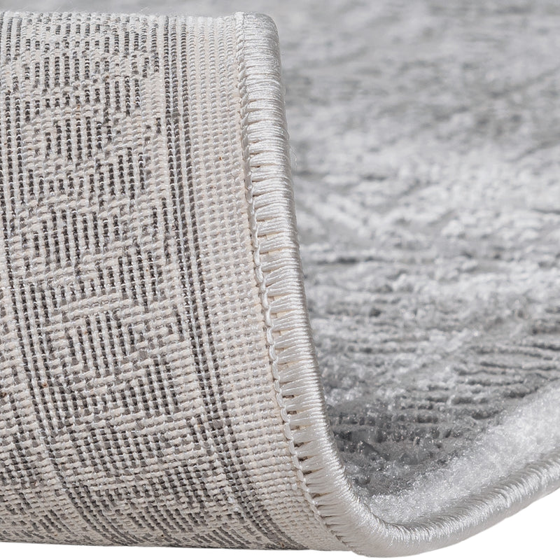 Sehrazat Amatis 6640 Grey - Eleganter Designer Teppich mit 3D-Effekt in Grey