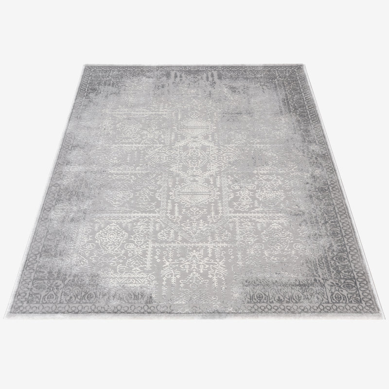 Sehrazat Amatis 6640 Grey - Eleganter Designer Teppich mit 3D-Effekt in Grey