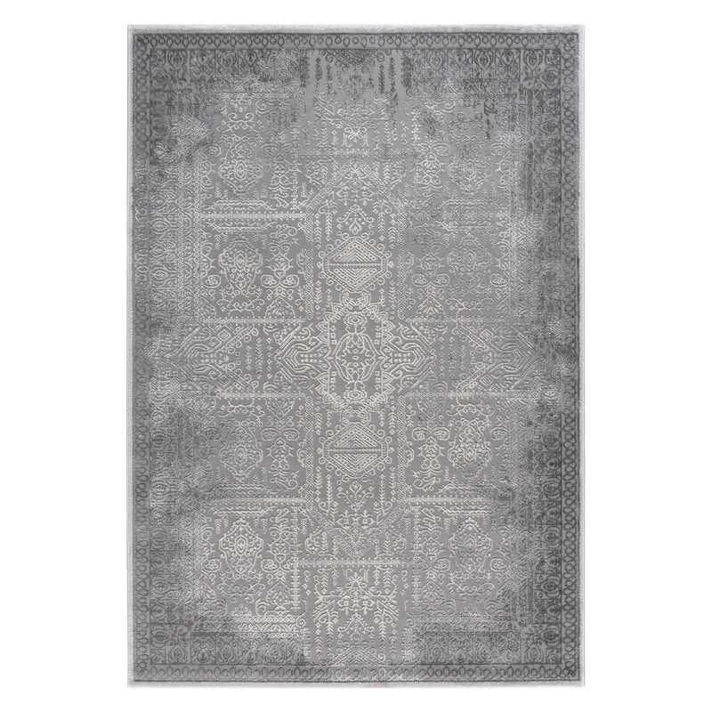 Sehrazat Amatis 6640 Grey - Eleganter Designer Teppich mit 3D-Effekt in Grey