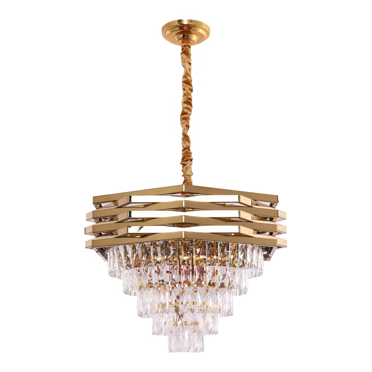 Kristallgoldlampe | 60 cm