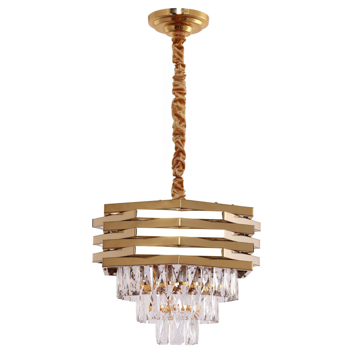 Ceiling light crystal gold lamp | 40 cm
