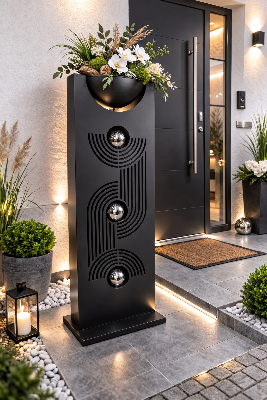 Schalenständer Fascia Design Schwarz