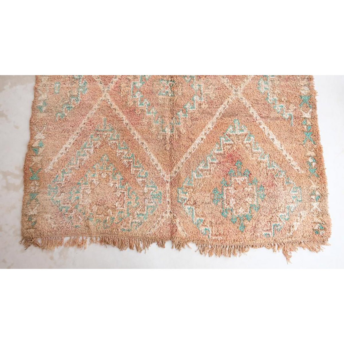 Marokkaner Berber Teppich reine Wolle 174 x 338 cm