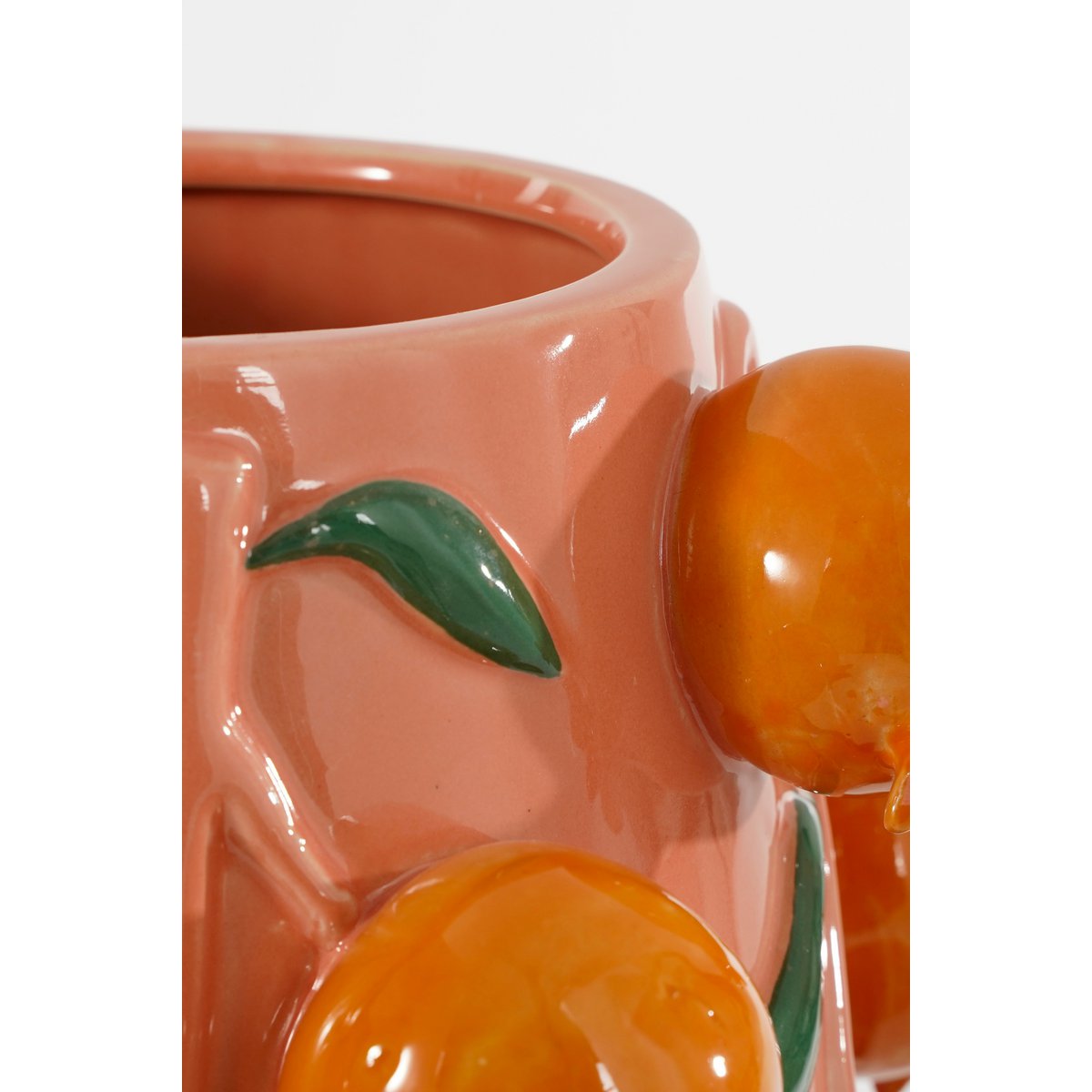 Melika Vase – H31 x Ø34 cm – Keramik – Rosa