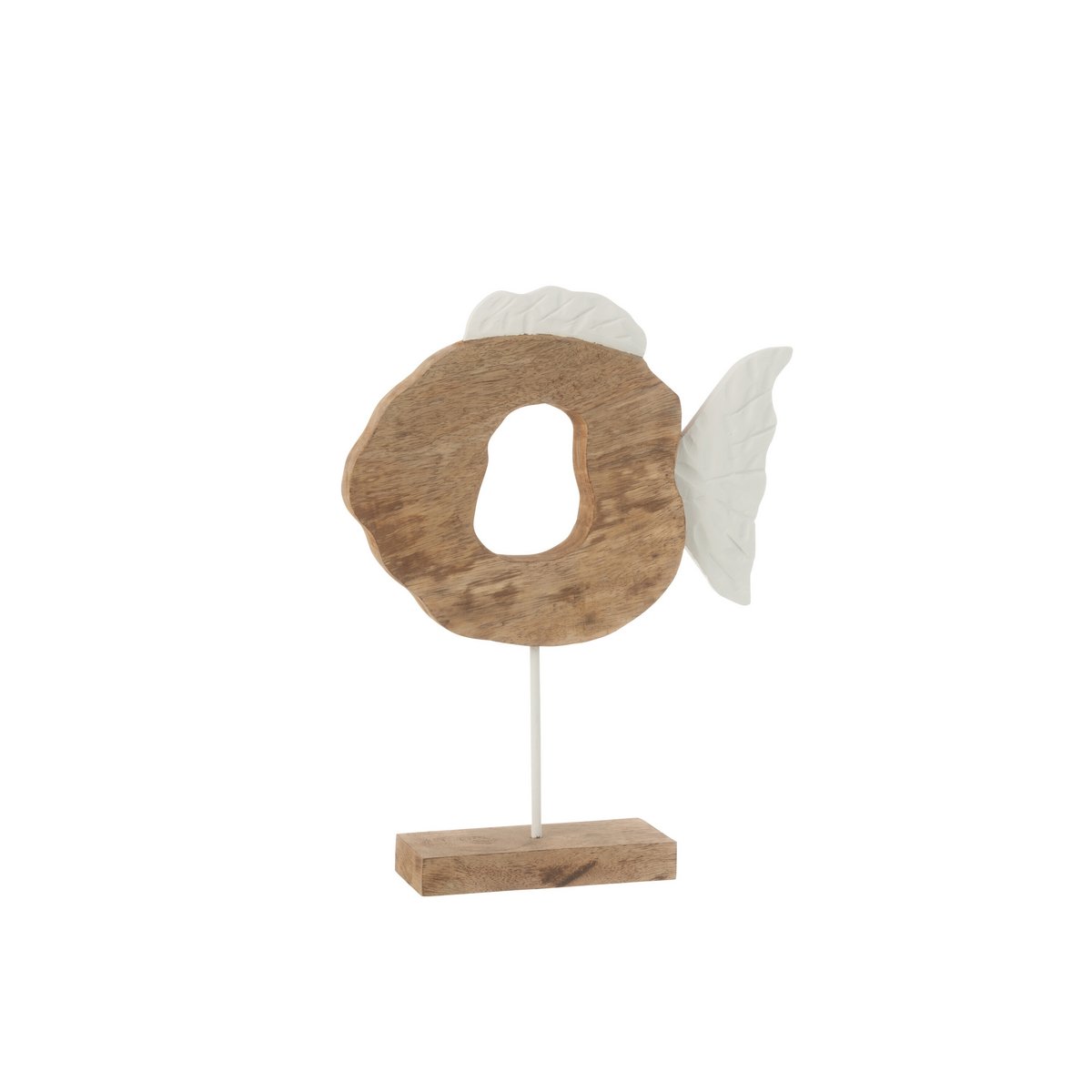 J-Line Fisch zu Fuß Mangout weiß/natürlich