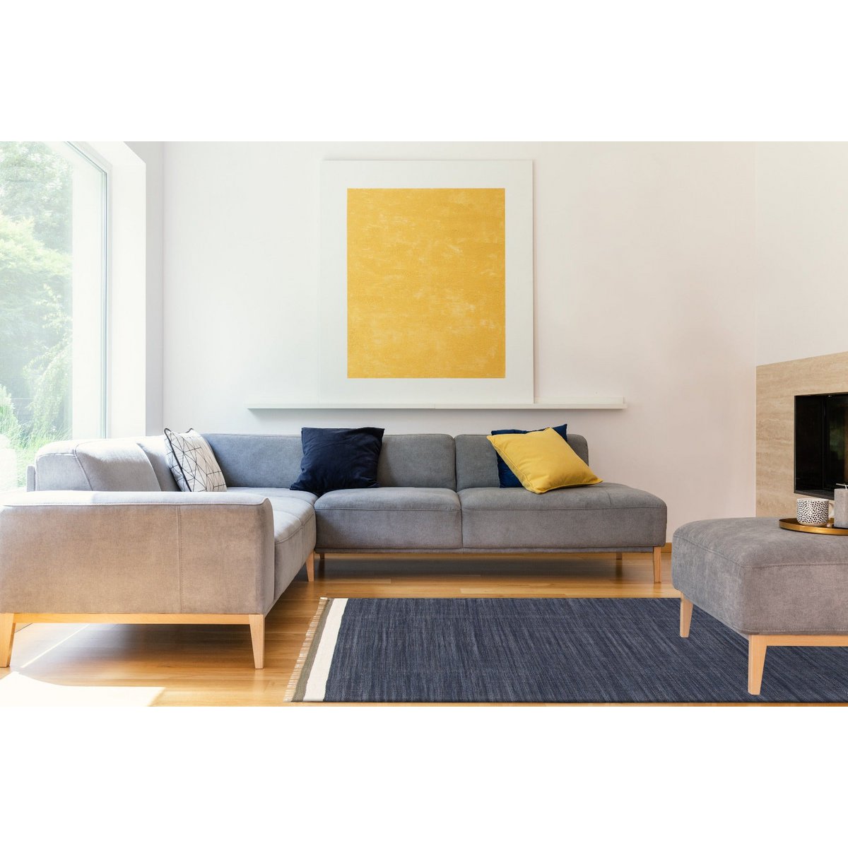 Teppich ELEGANCE aus Wolle und Baumwolle