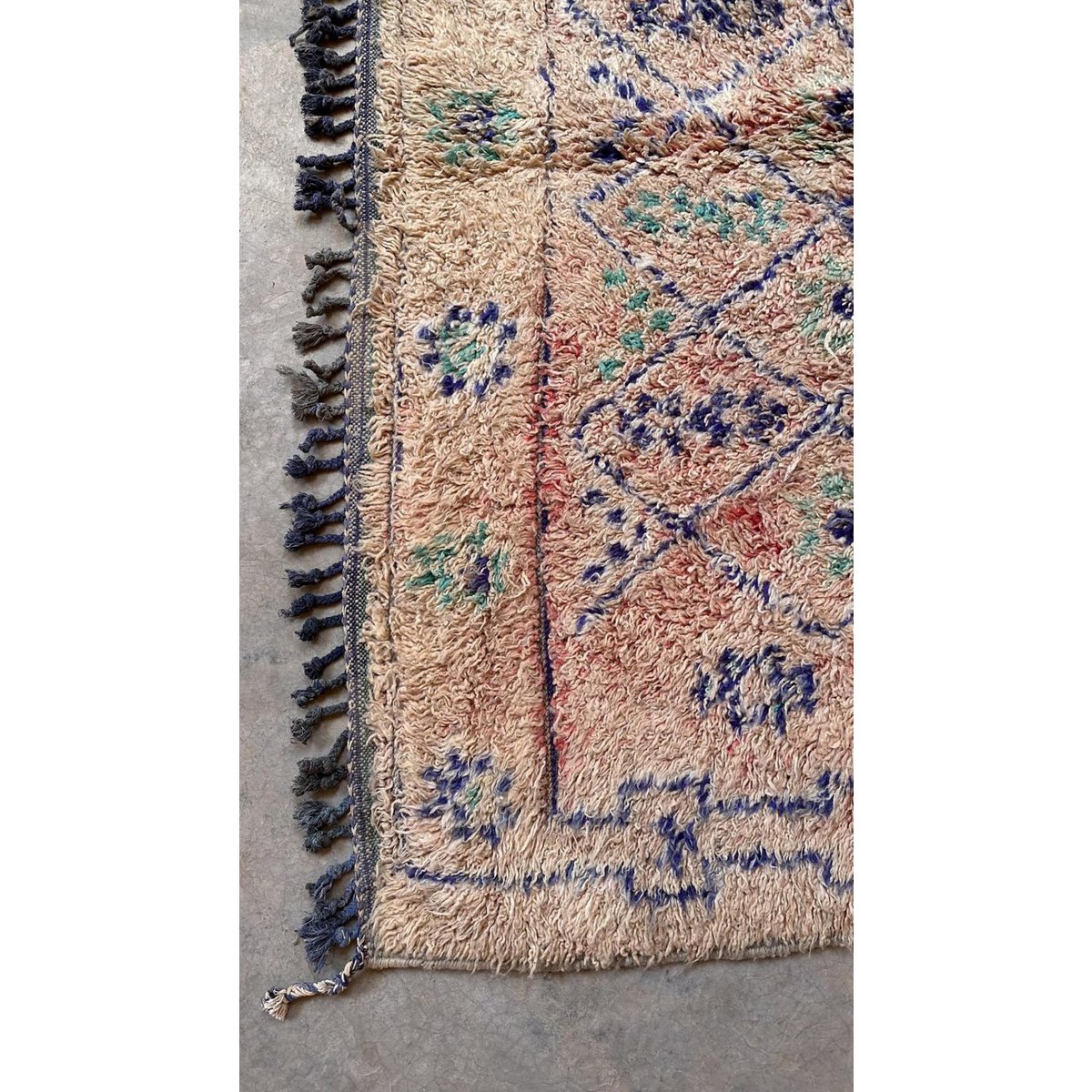 Marokkanischer Berber Teppich reine Wolle 180 x 363 cm