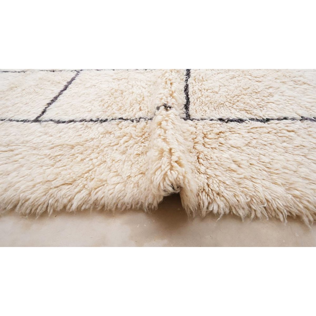 Marokkaner Berber Teppich reiner Wolle 174 x 254 cm