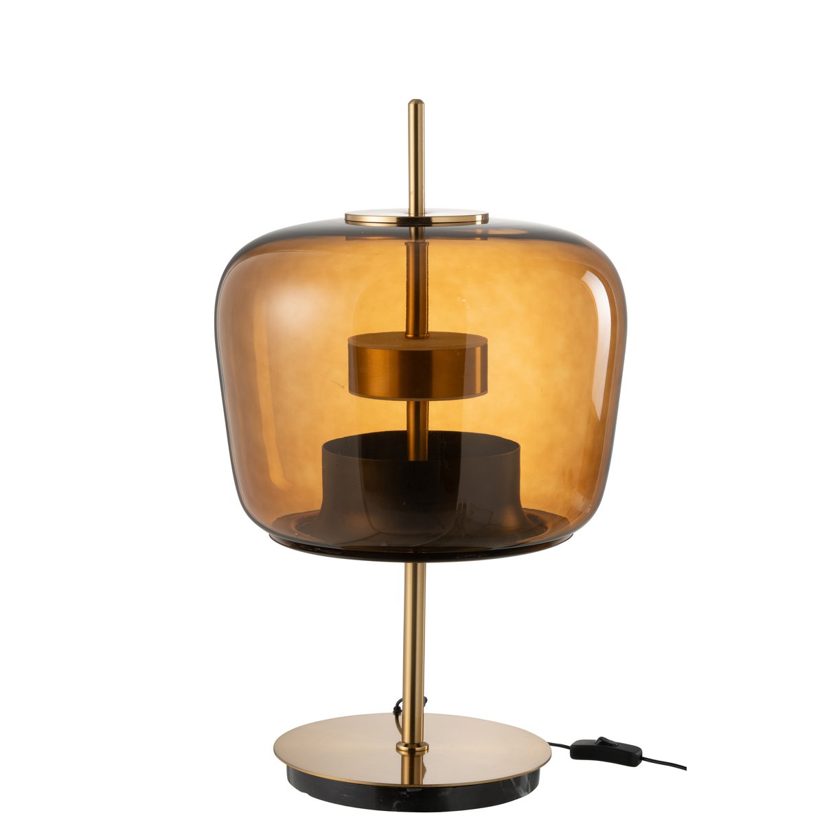 J-Line-Lampe – Glas – braun – LED-Leuchten