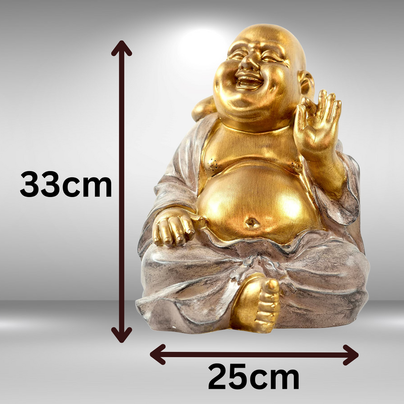 XXL MF Lachende Buddha Figur mit dickem Bauch