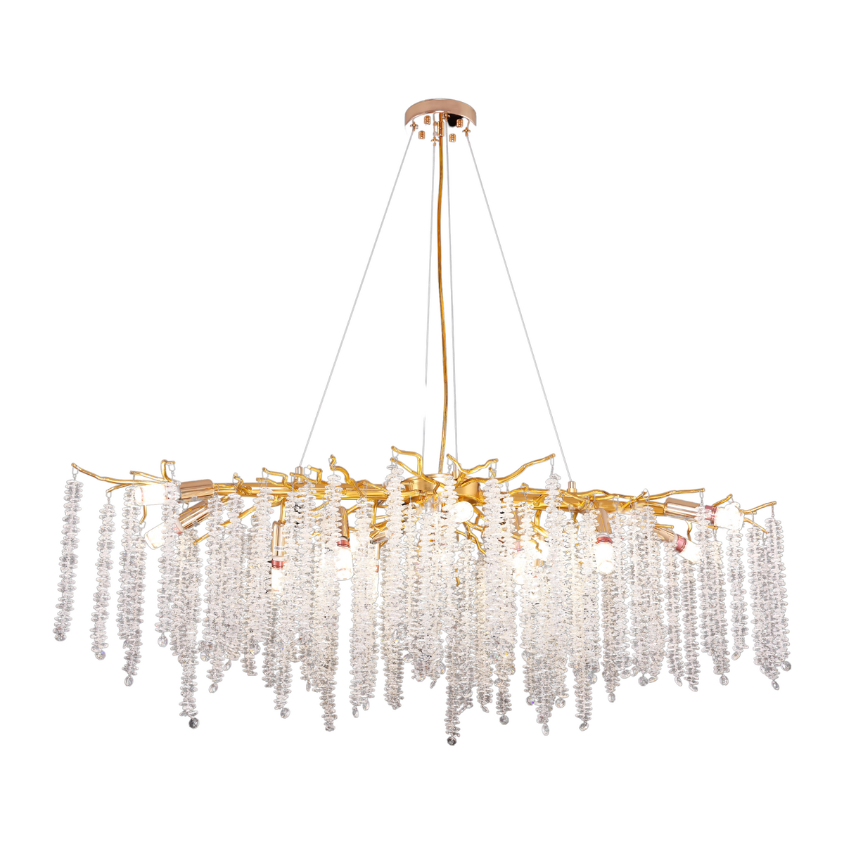 Hanging light Frost Gold | 100x40cm