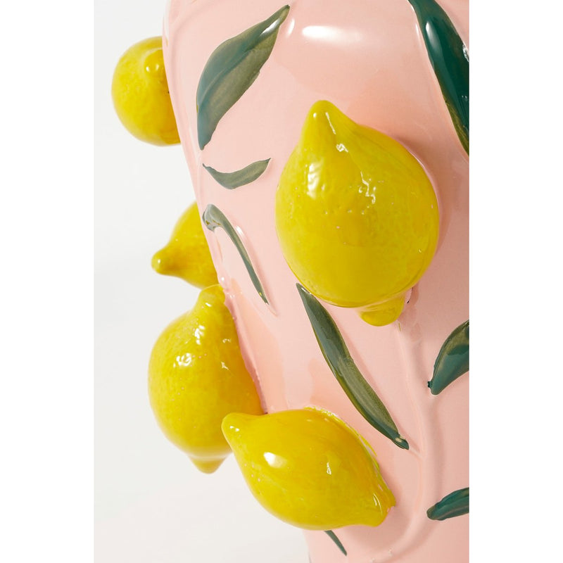 Melika Vase – H38 x Ø35 cm – Keramik – Hellrosa