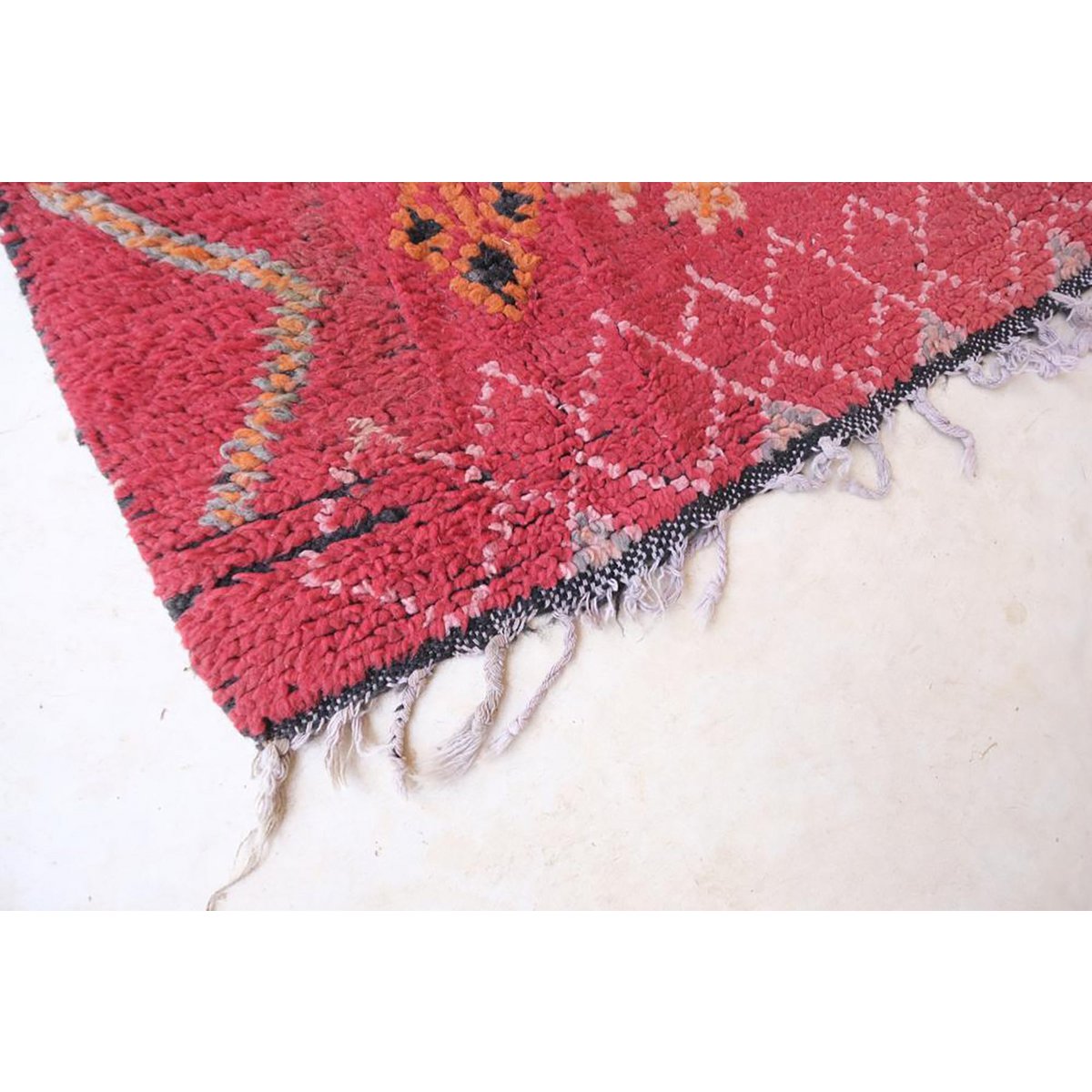 Vintage Tribal Berber Korridor Teppich 87 x 275 cm