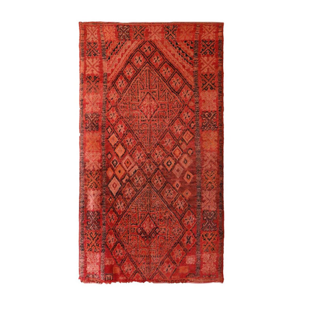 Marokkaner Berber Teppich reine Wolle 159 x 290 cm