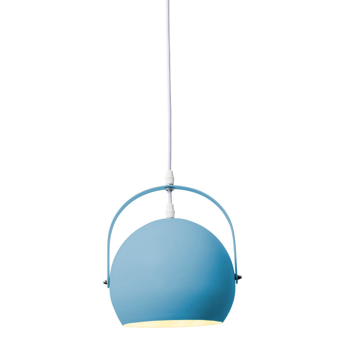 Pendant light "COLORADO" blue Ø approx. 25 cm, metal, E27 socket, lighting for living room, dining room, children's room