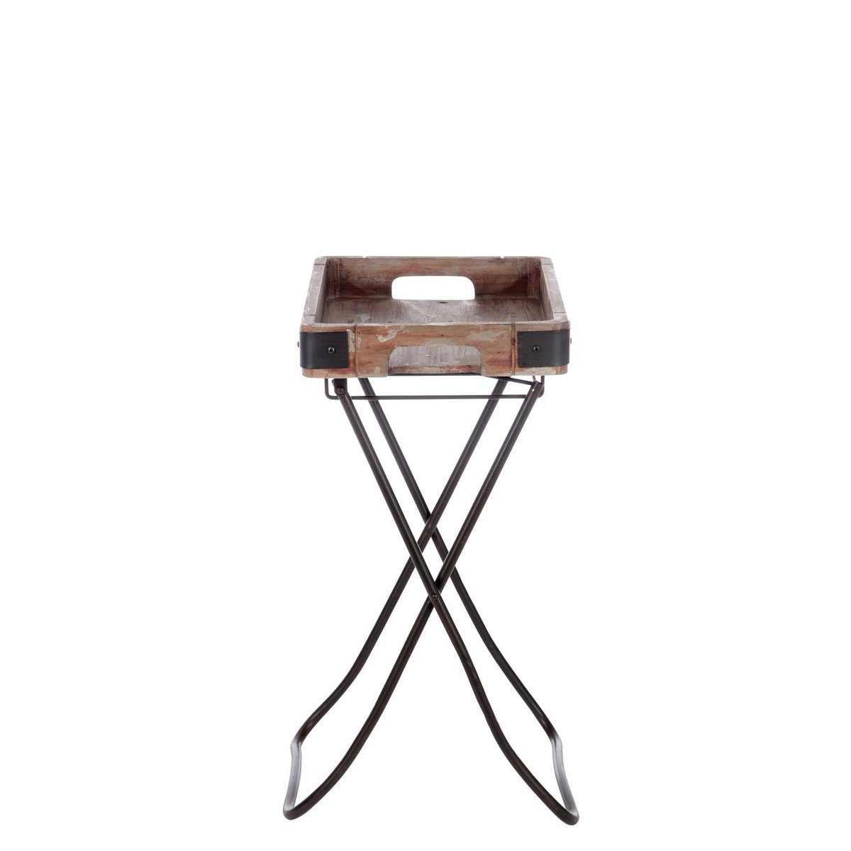 J-Line Vase Karpo unregelmäßig Stein gut braun groß