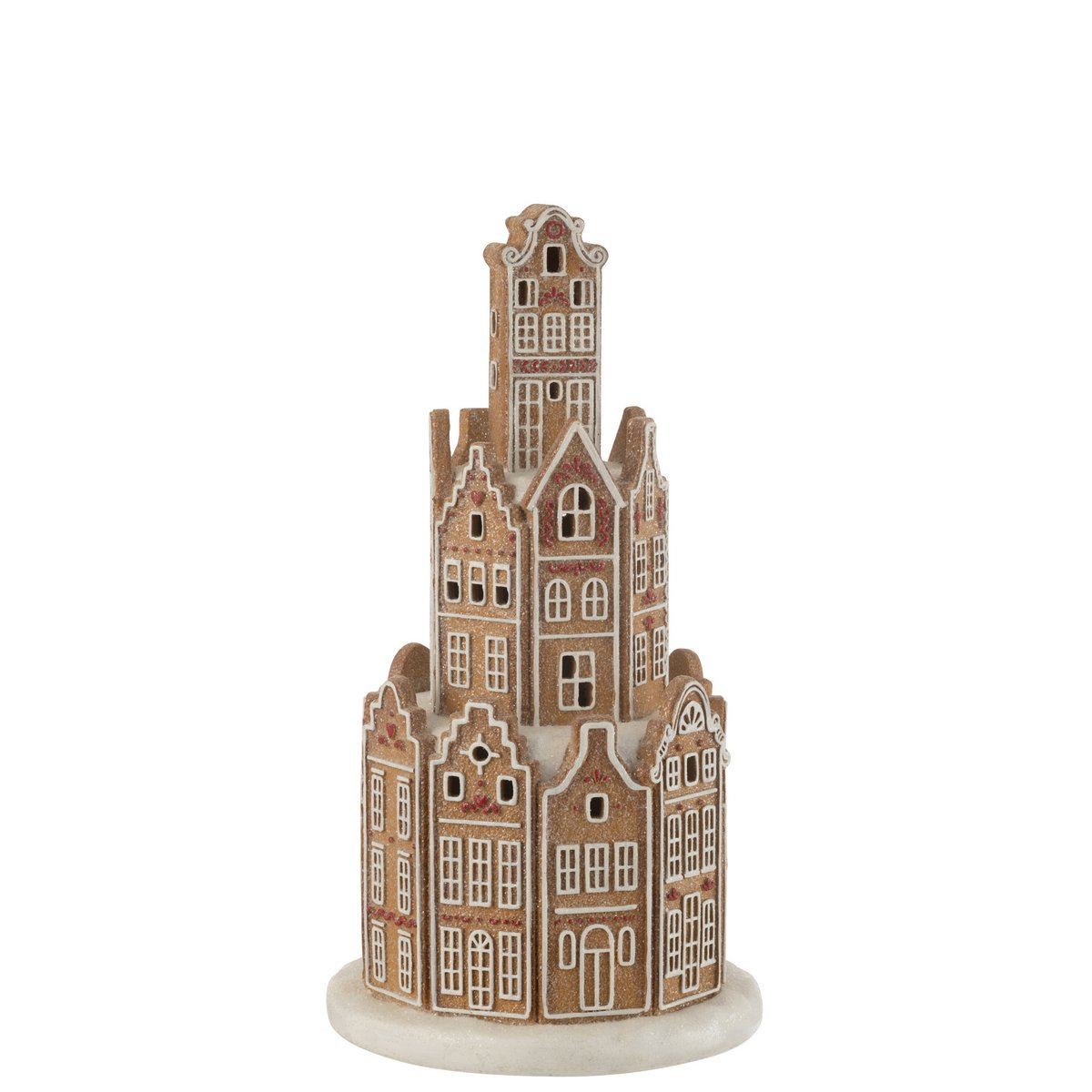 J-Line Lebkuchenhaus LED Mix Resine