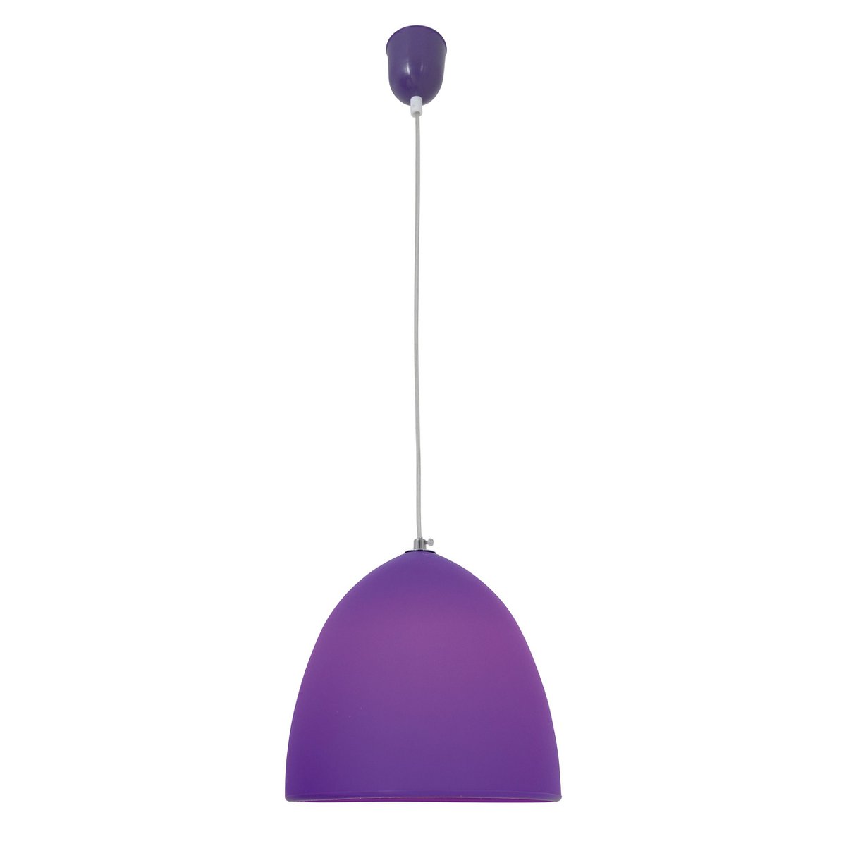 Silikon Pendelleuchte "CATINUS" Ø 25cm, aus violettem Silikon, E27
