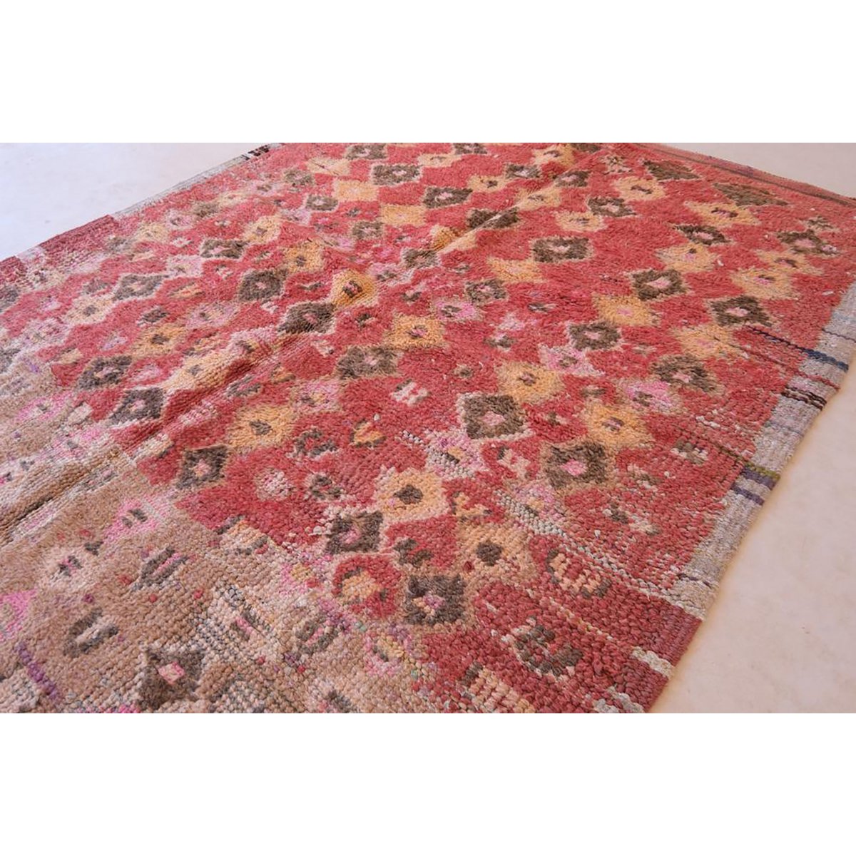 Marokkaner Berber Teppich reine Wolle 204 x 348 cm