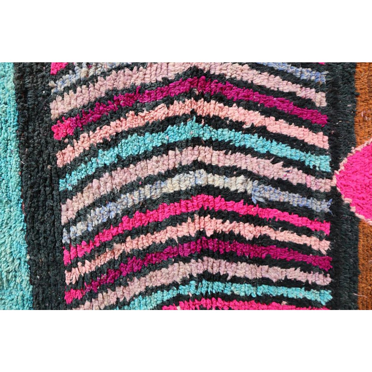 Marokkaner Berberkorridor Teppich reines Woll 78 x 371 cm