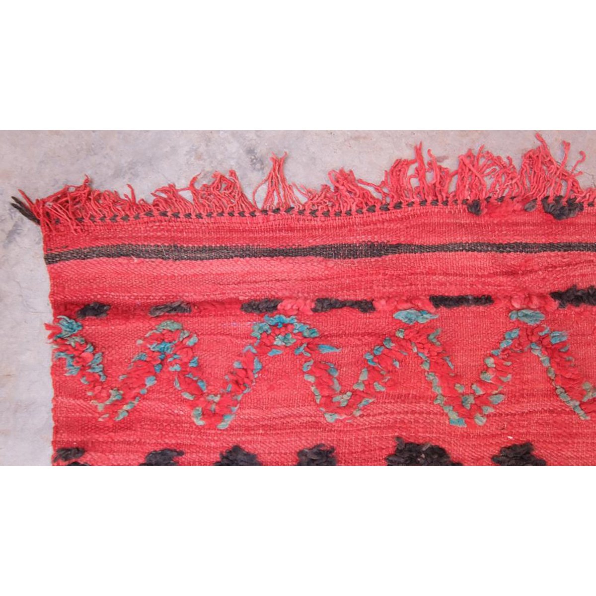 Marokkanischer Berber Kilim Teppich reine Wolle 177 x 232 cm - verkauft