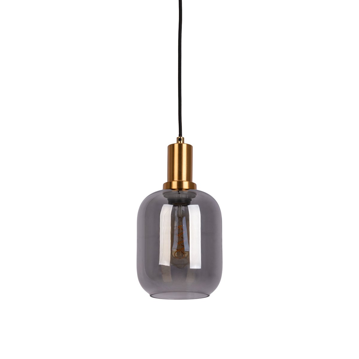 1er Pendelleuchte "FUMO", Pendellampe aus Metall