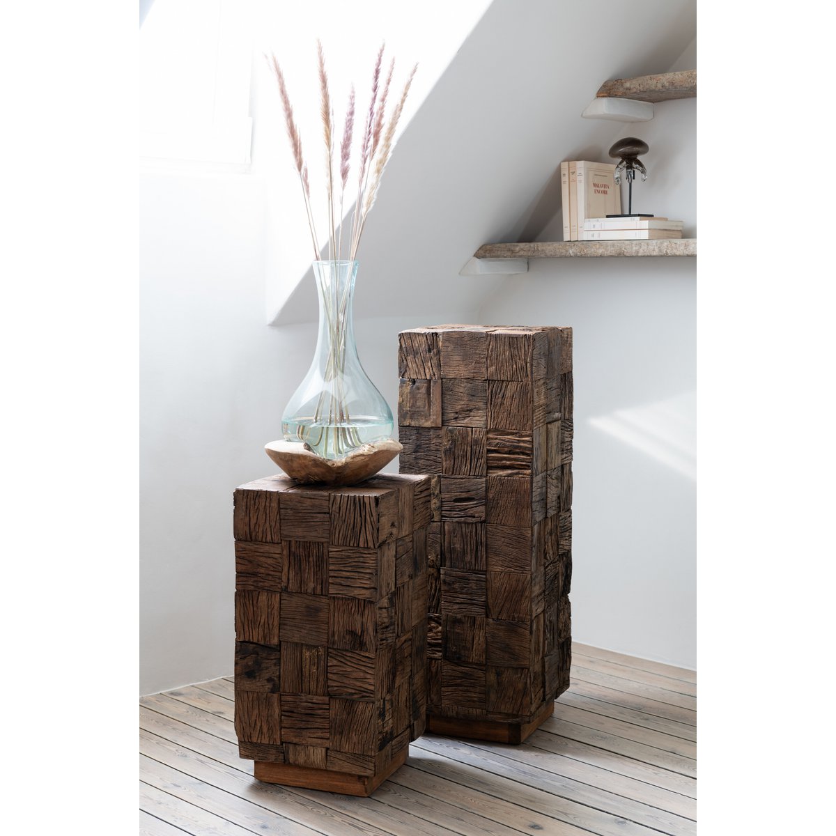 J-Line Sockel – Holz – Natur – klein