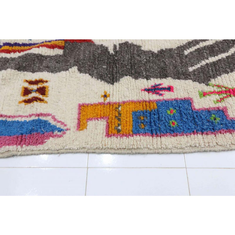 Handgefertigter zeitgenössischer Berberteppich 140 x 240 cm