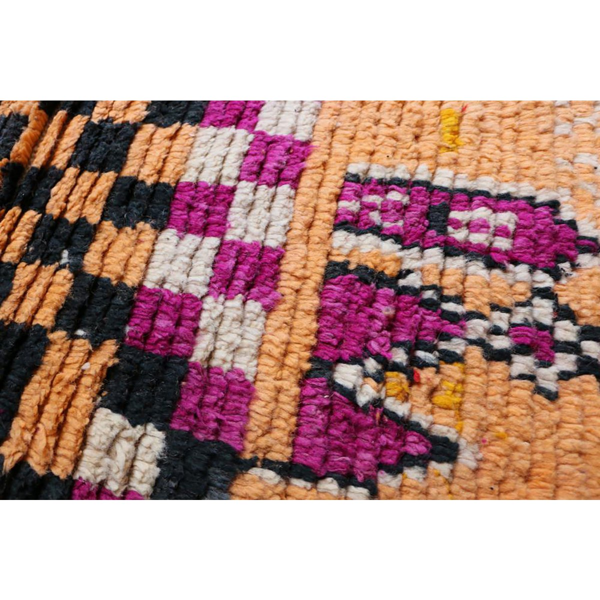 Berber Wolle reiner Spurteppich 74 x 296 cm
