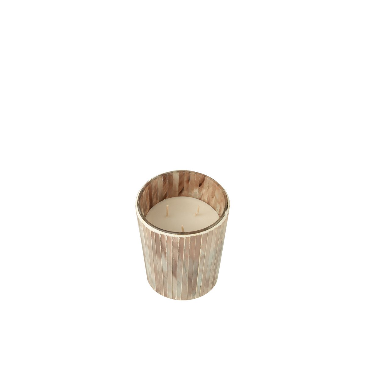 J-Line geurkaars Noa Tender Rose – roze – klein – 55U
