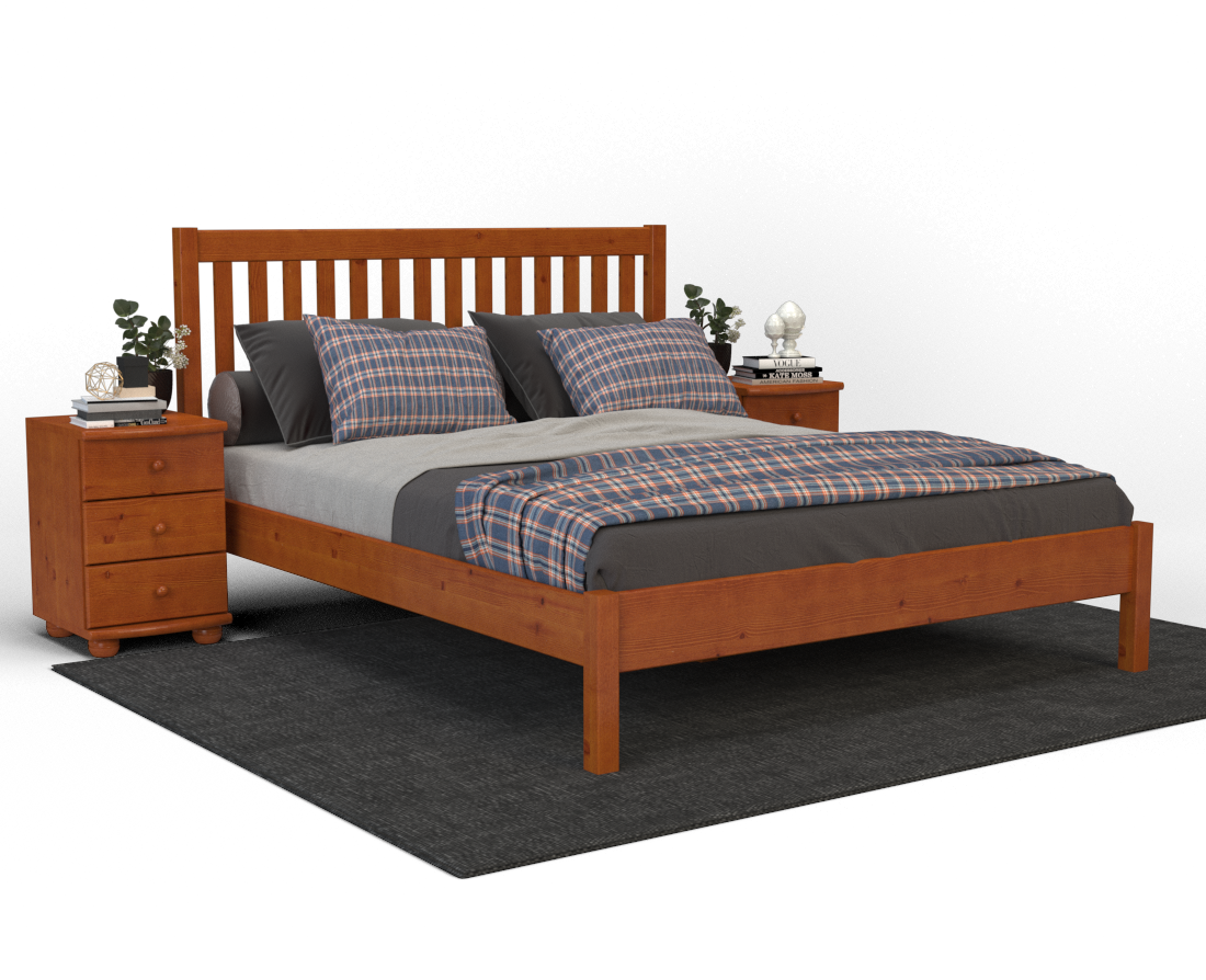 David Kieferbett | Massivholz | Naturholz | 100% Bio-Bett