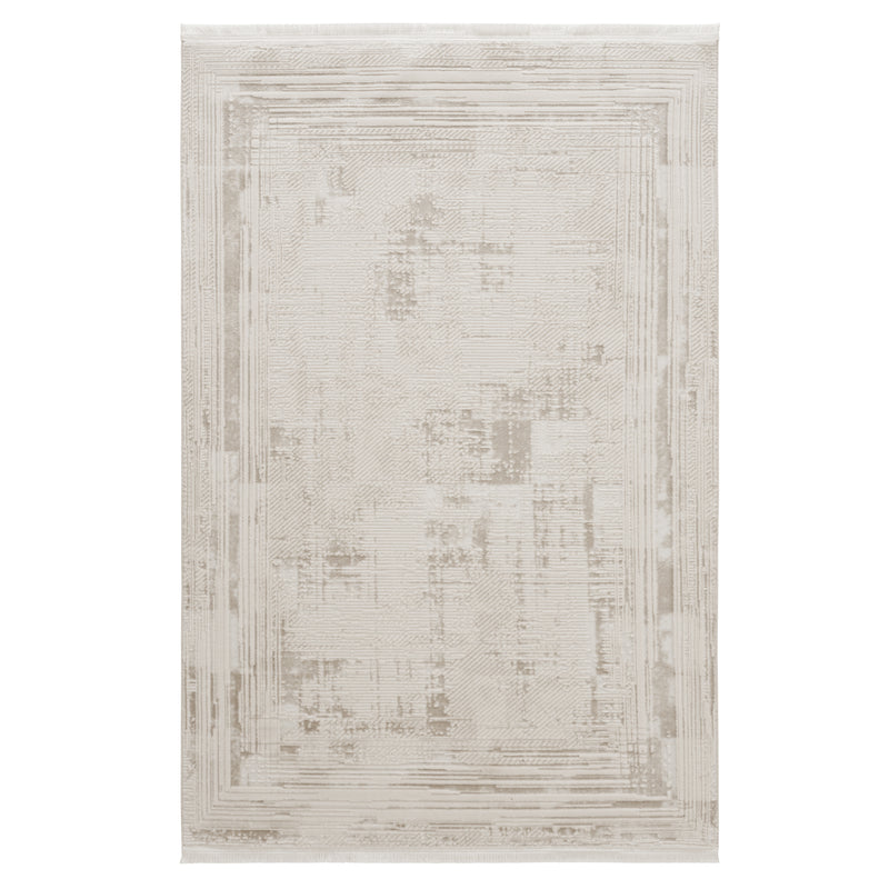 Sehrazat Premium Diamond 7830 Collection Beige - Modern designer carpet with 3D effect