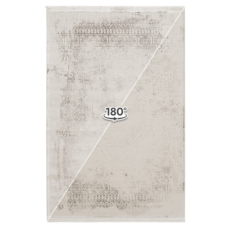 Sehrazat Premium Diamond 7840 Collection Grey - Moderner Designer Teppich mit 3D-Effekt