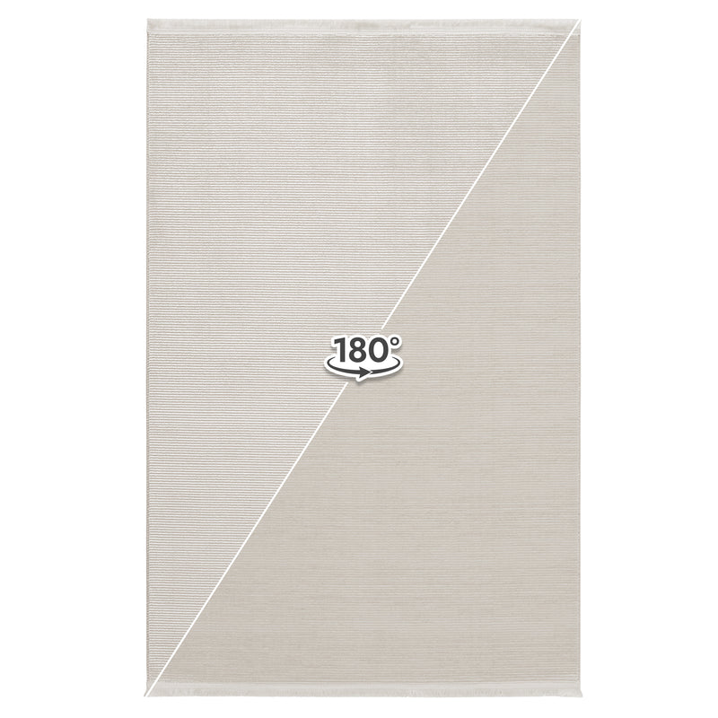 Sehrazat Premium Diamond 7850 Collection Cream - Moderner Designer Teppich mit 3D-Effekt