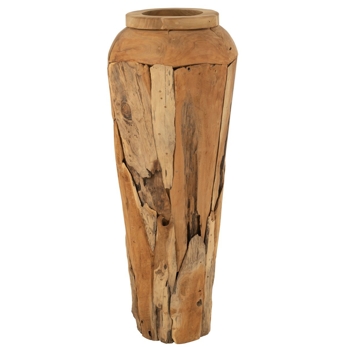 J -Line Vase Teak - natürlich - groß - 115 cm hoch