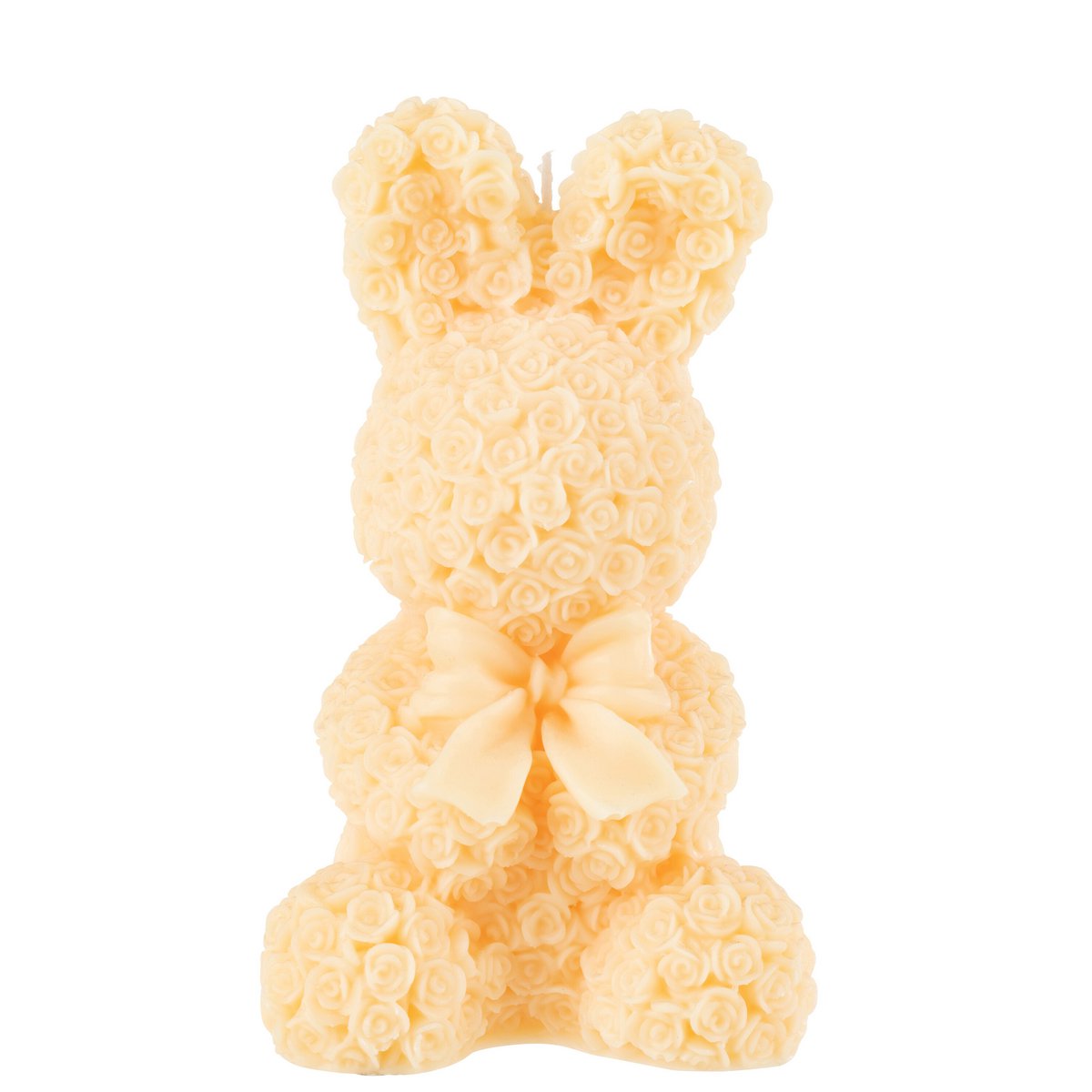 J-Line Kerze Rabbit – hellgelb – groß – 25U