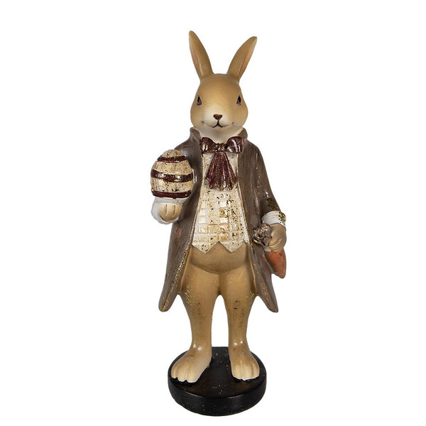 Decorative Rabbit Brown Black 8x6x20 cm
